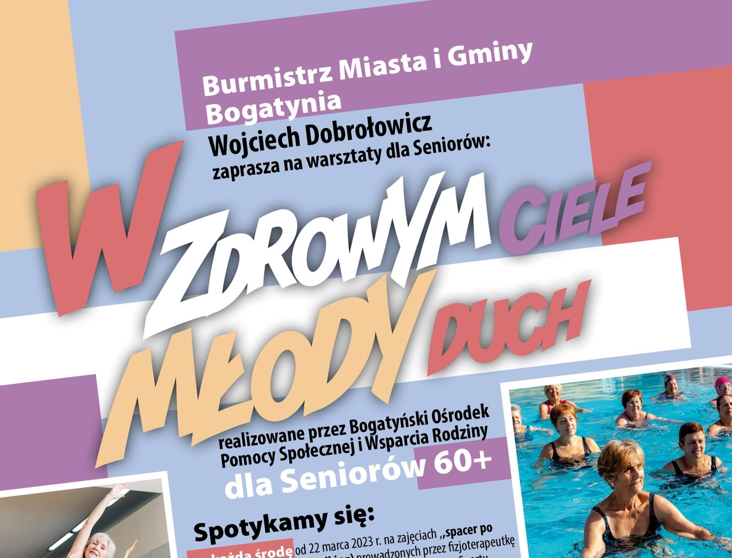 Read more about the article Warsztaty dla Seniorów „W zdrowym ciele młody duch”