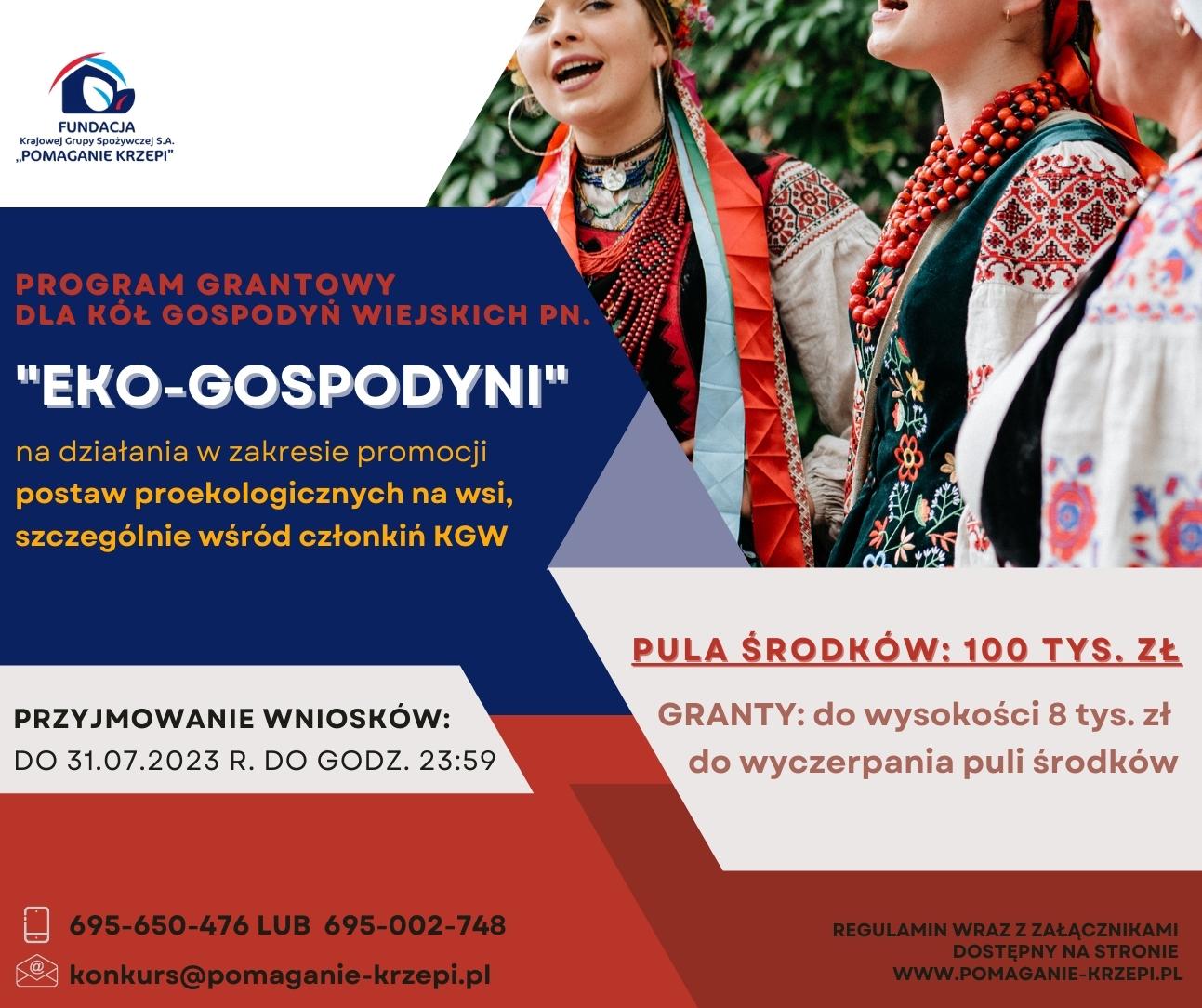 You are currently viewing „Eko-gospodyni” nowy program grantowy dla KGW