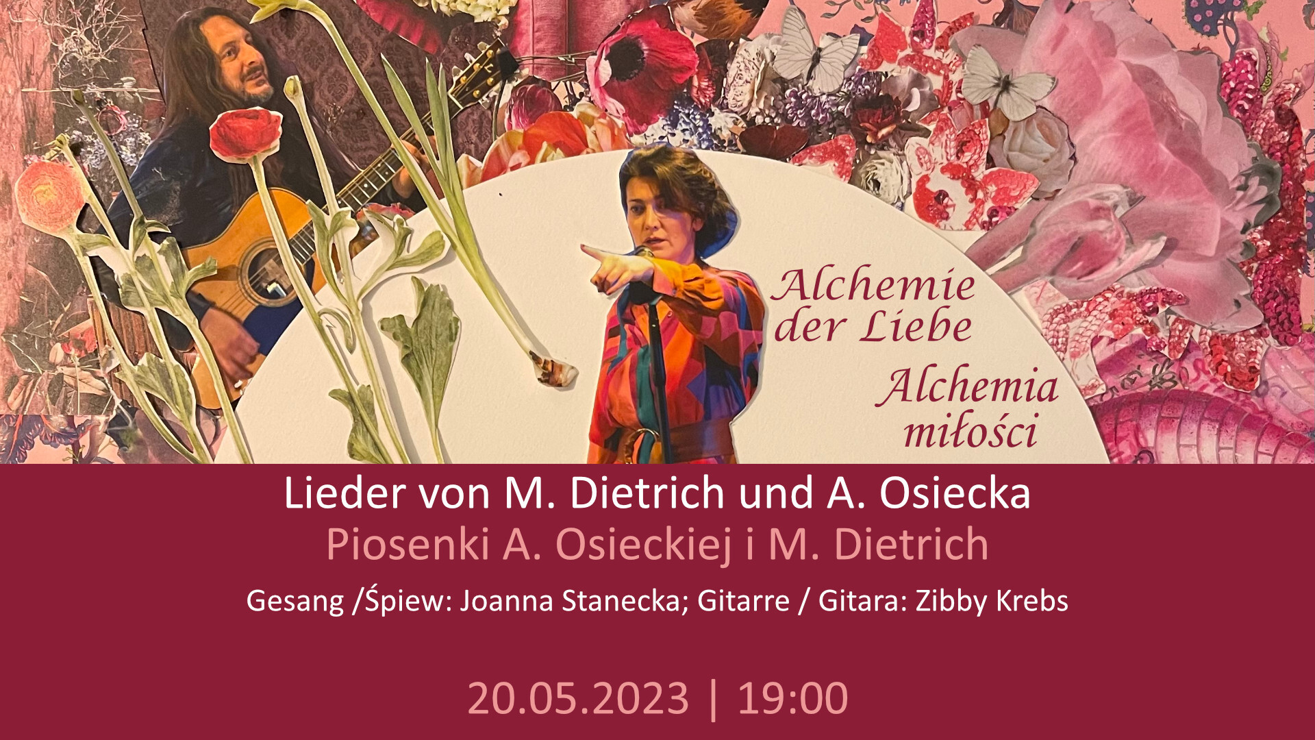 You are currently viewing Koncert z piosenkami Agnieszki Osieckiej i Marleny Dietrich pt. „Alchemia Miłości“