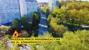 Read more about the article Ruszają prace modernizacyjne na ul. Konarskiego