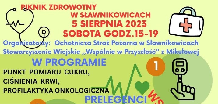 Read more about the article Piknik zdrowotny w Sławnikowicach