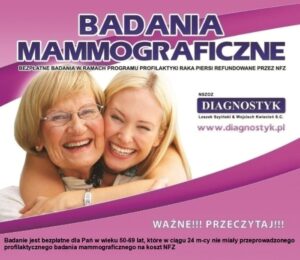 Read more about the article BOGATYNIA – Bezpłatne badania mammograficzne