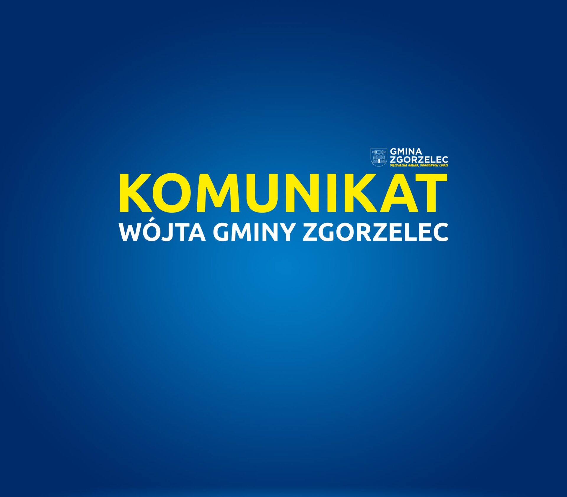 Read more about the article Komunikat Wójta Gminy Zgorzelec